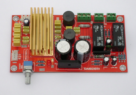 TDA8920 D类数字音频放大器 功率放大(升级板 带双继电器喇叭保护)