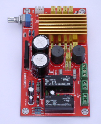 TDA8920 D类数字音频放大器 功率放大(升级板 带双继电器喇叭保护)