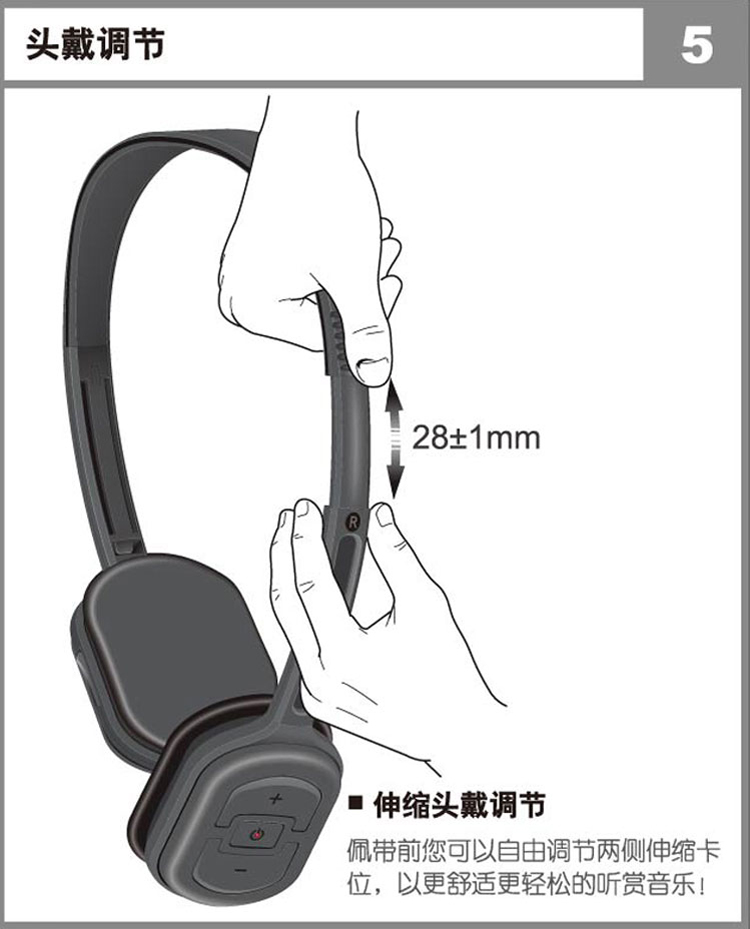 Rapoo/雷柏 H1000 2.4G无线耳机 2.4G无线麦克风 电脑耳机