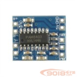 超小迷您D类数字功放板 PAM8403 双声道/立体声 3W*2 USB5V供电 