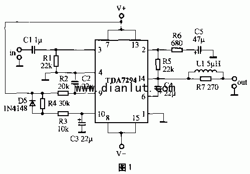 TDA7294原装进口单70W高保真发烧功放集成电路