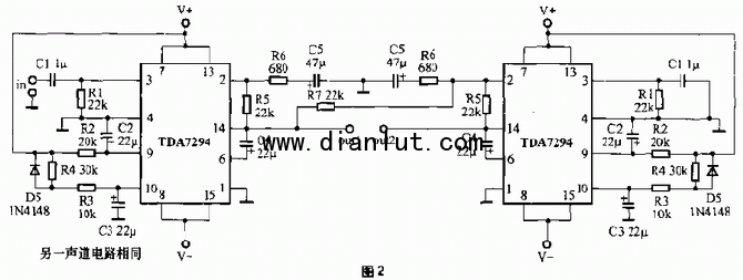 TDA7294原装进口单70W高保真发烧功放集成电路